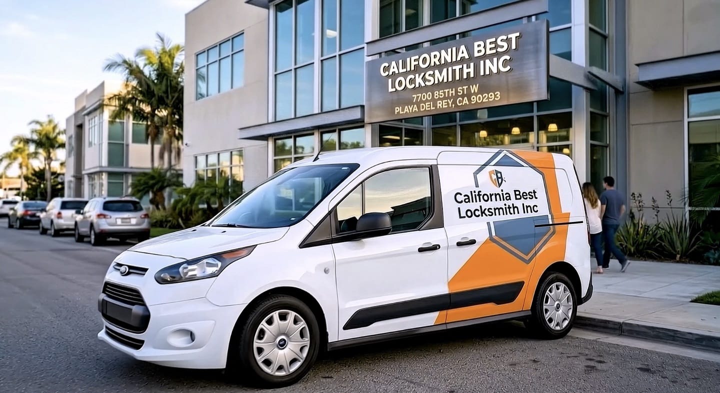 California Best Locksmith Inc service van in Santa Monica CA